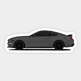 MUSTANG GT DARK-GREY Sticker